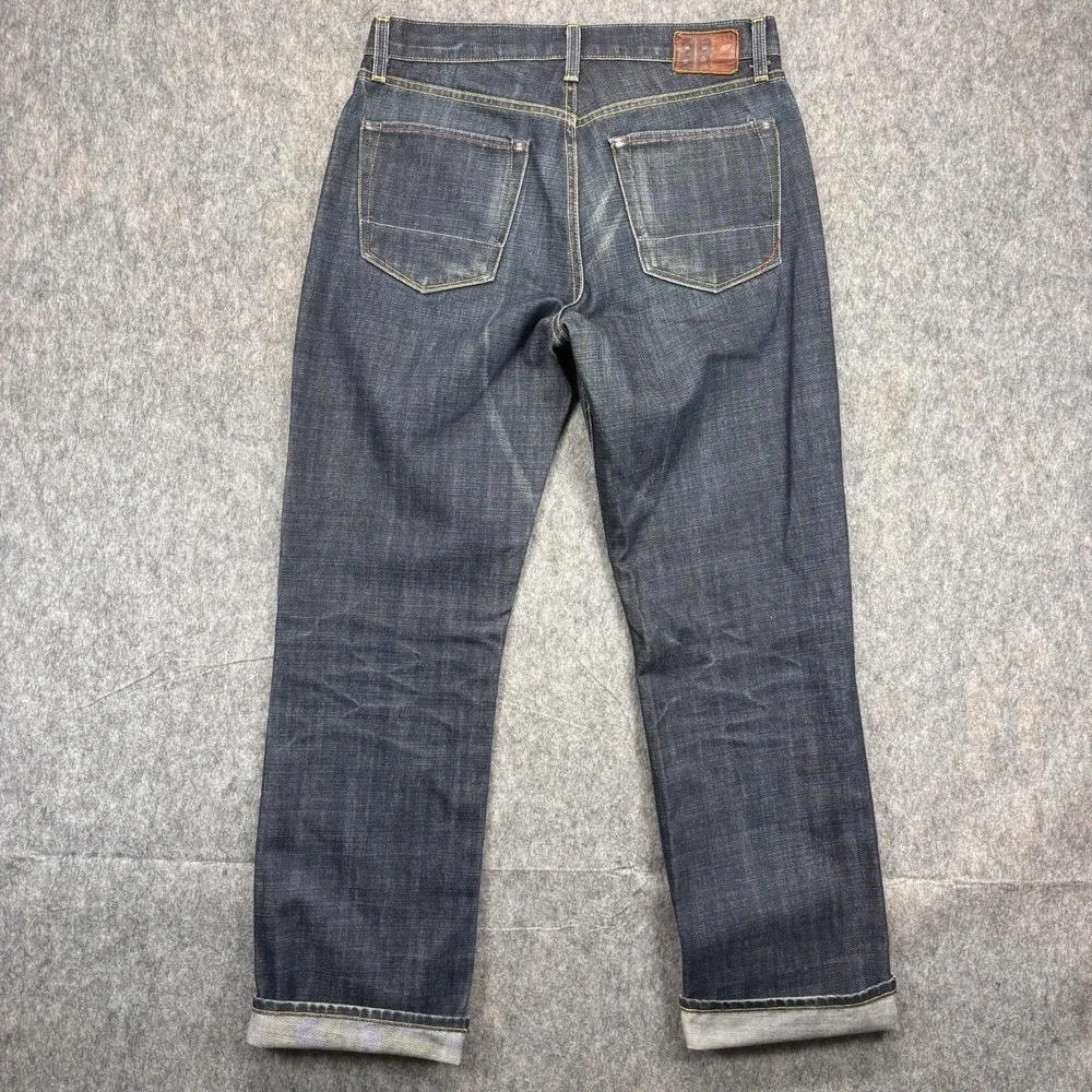 Banana Republic Straight Leg Button Fly‎ Jeans Men's 32x32 Fades Hige Americana